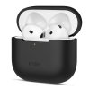 Etui silikonowe TECH-PROTECT SILICONE APPLE AIRPODS 4 BLACK